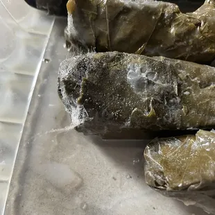 Hairy Moldy Grape Leaves
