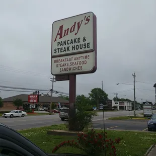 Having Breakfast at Andy&apos;s Pancake &amp;Steaks