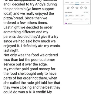 Nothing but excuses and terrible customer service!!