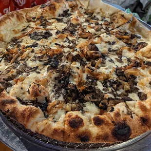 Mushroom pizza