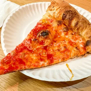 Cheese pizza w/ Mike's Hot Honey