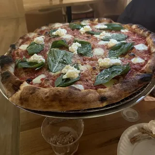 Burrata Margherita Pie