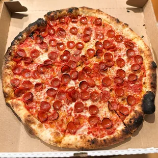 One beautiful, delicious pizza