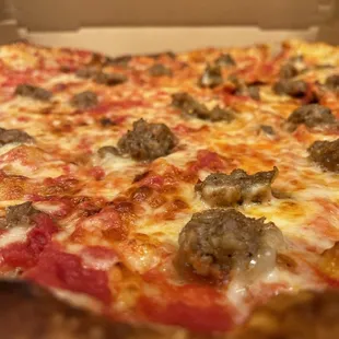 Sausage pizza