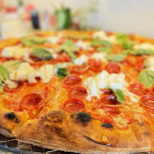 pizza, food