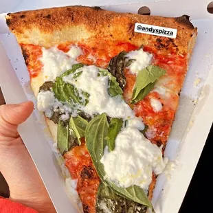 Burrata Margherita Pie