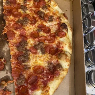 Pepperoni and Sausage Pie