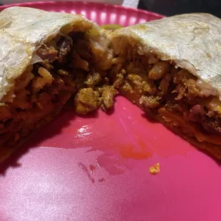 Al pastor burrito