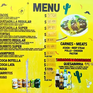 Menu - December 2024