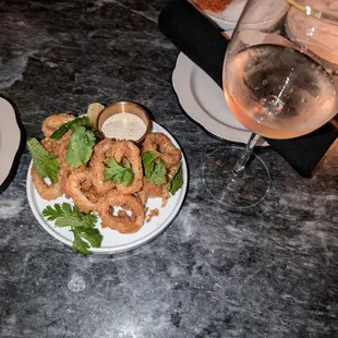 Calamari and Rose