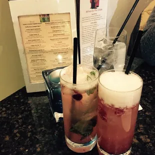 Indian Summer &amp; Cranberry Cucumber Mojito