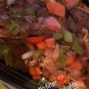 Snapper zucchini and jollof rice