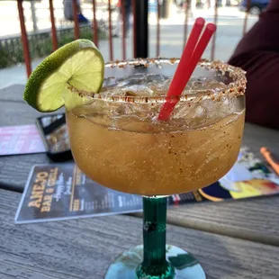Tamarindo margarita. Happy hour $6