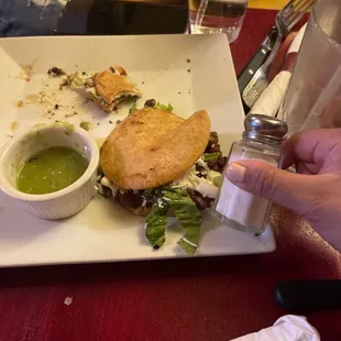 &quot;Gordita&quot; size of salt shaker.