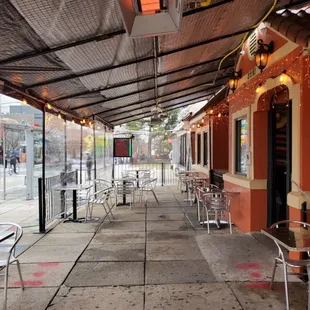 Covered patio