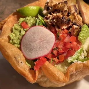 Chicken Tostada Salad
