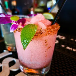 Blended Strawberry Margarita