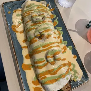 Blackened Shrimp Burrito