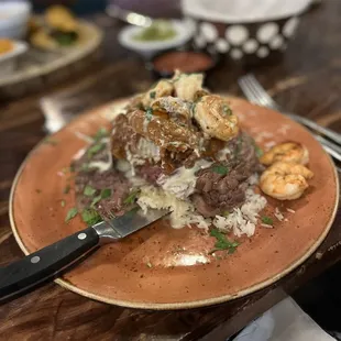 Steak &amp; Shrimp deliciousness !