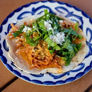 Chicken taco