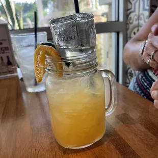 Peach Patron Margarita. Tonight's house special!