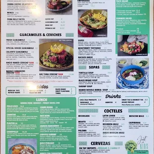 ramen and noodles, menu