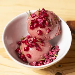 Dessert Pomegranate Sorbet