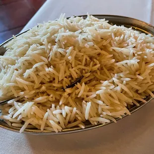 Basmati rice.