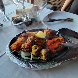 Combo grilled plate
