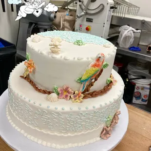 Beach Wedding Cake