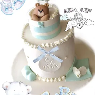 Baby Shower Boy Cake