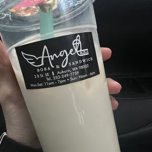 Jasmine milk tea