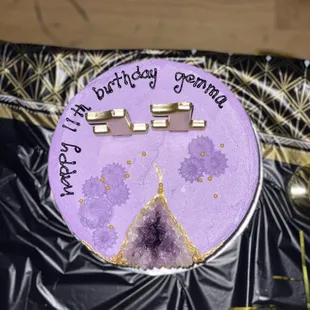 Thank you again for the amazing cake