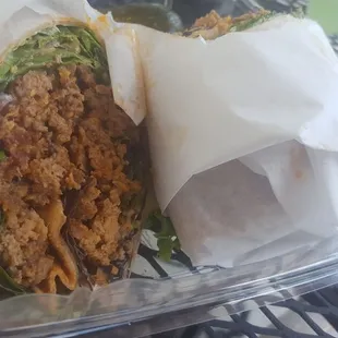 Today&apos;s special is a buffalo beef and Ranch burrito