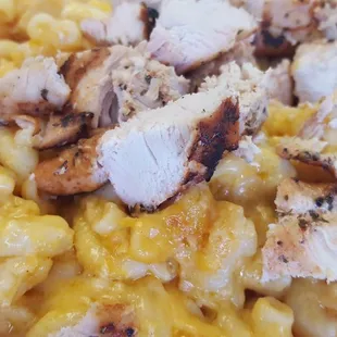 Special: classic mac n cheese with gouda and chicken