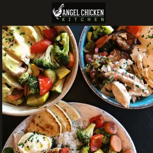 Angel Chicken Bowls