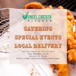 Catering Services is available now @ Angel Chicken