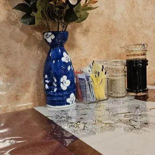 Cute table decor inside