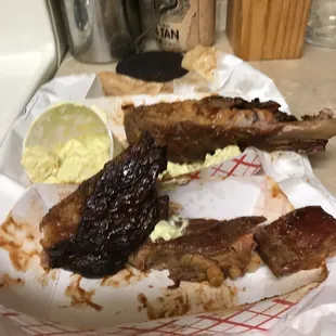 &quot;Rib Sandwich &amp; snack potato salad&quot;