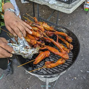 Chicken Sticks and Beef Sticks, $1 each