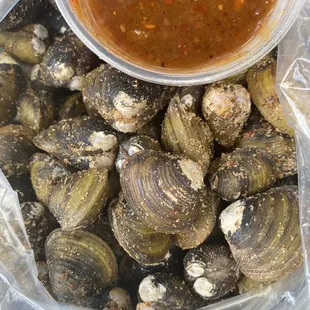 Sun Baked Clams &amp; Tamarind Sauce