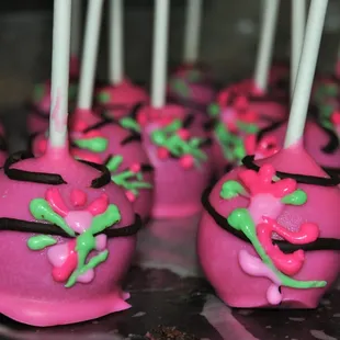 Baby shower matching cake pops