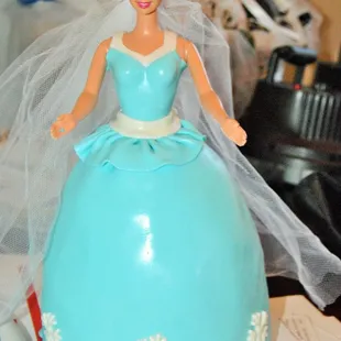 Barbies cake order for customer