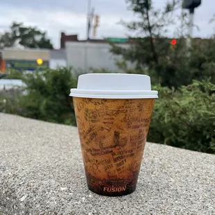 Hot drink from Angel&apos;s Fall