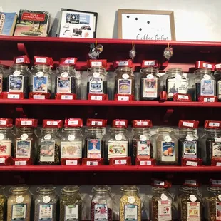 Tea wall