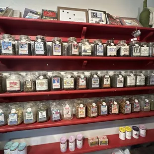 Lots of different kinds of fun teas