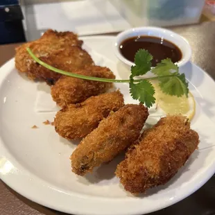 Fried oysters