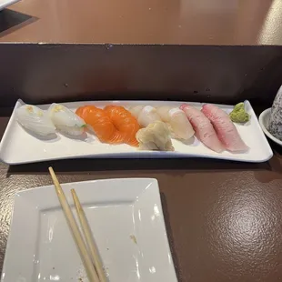 Ika   Squid, Sake   Salmon, Hamachi-Toro   Yellowtail Belly