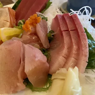 Sashimi Combo close up