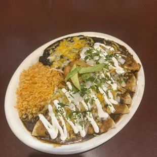 Chicken enchiladas
